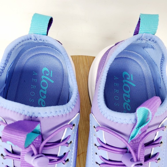 Clove Aeros Shoes Womens 7 Aurora Blue Purple Comfort Cushion Nursing Sneaker - Picture 5 of 13